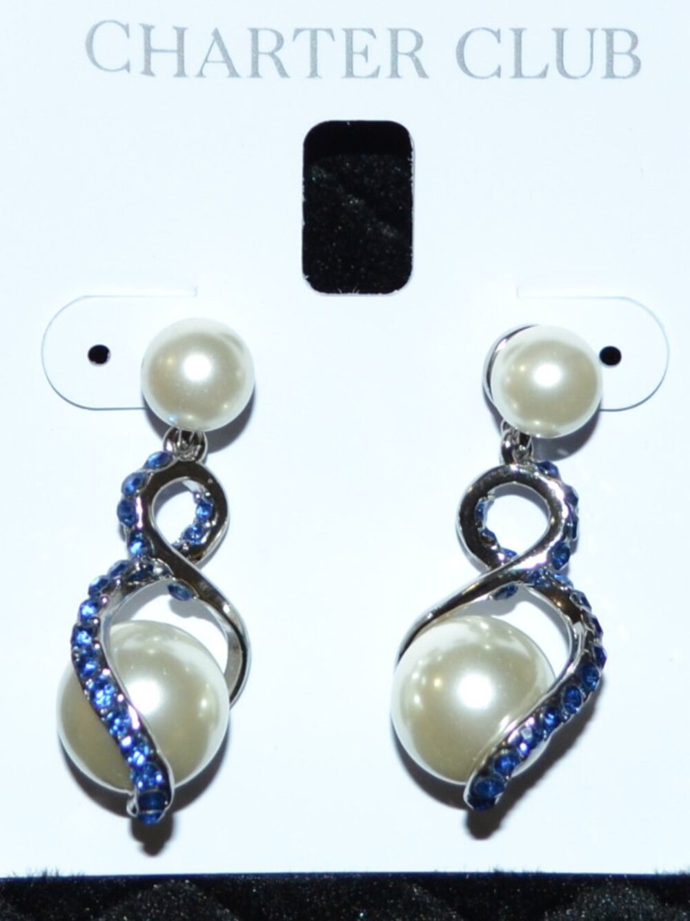 Charter Club Imitation pearl earrings